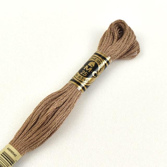 D・M・C 刺しゅう材料 刺繍糸 25番 色番3863 06Bg99_ : 新宿オカダヤ