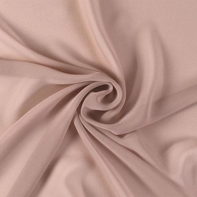 生地 50Dスーパージョーゼット広幅（KKF7535-58） 31.ピンクベージュ  