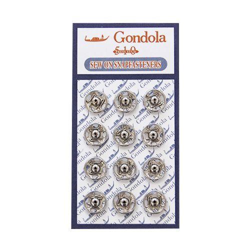 スナップボタン ゴンドラスナップ（510） 10mm シルバー 08Bg99_