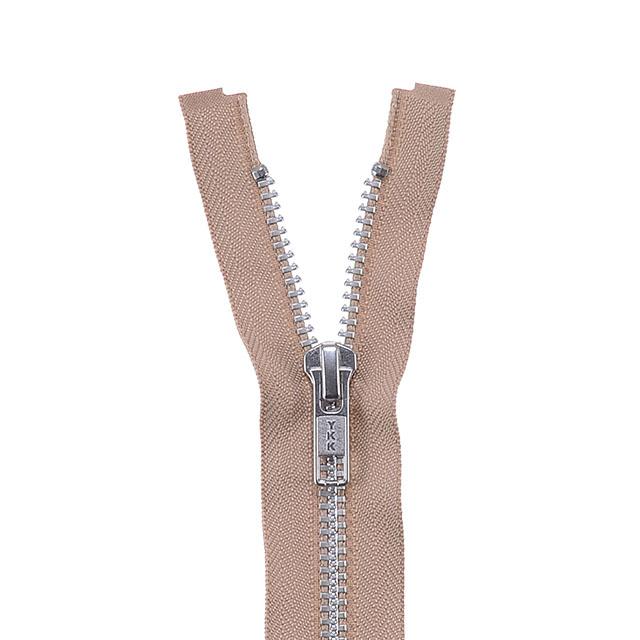 YKK メタルファスナー YZiP（5Y DA OP） シルバー オープン 60cm 573