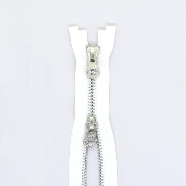 期間限定20％OFF／ YKK メタルファスナー（5RAM DALH MR） シルバー 逆