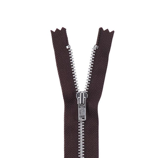 YKK メタルファスナー YZiP（4Y DA C） シルバー 止め 60cm 570.ビター