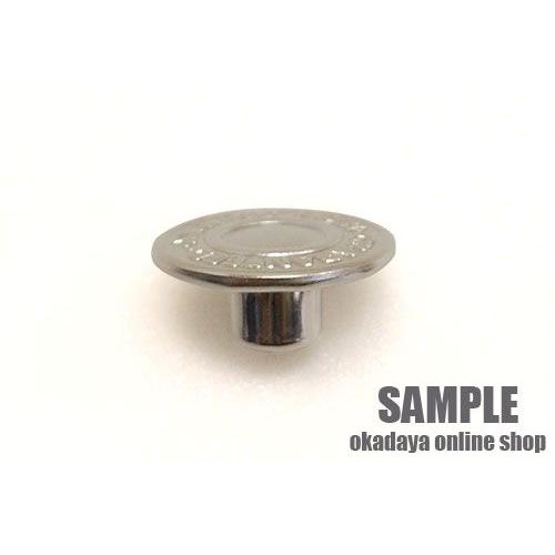 デニムボタン ネオバーロゴ入り（NP-1-19.GHQ） 19mm ASL.つや消し 