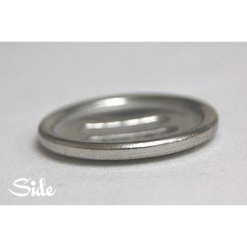 パラシュートボタン（DM1920） 20mm ZN.シルバー 08Bg99_ : 新宿