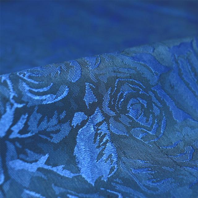 ジャガード生地 シャンブレーローズ （120101） 17.ロイヤルブルー