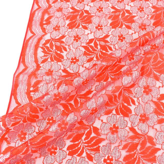 期間限定10％OFF／ 生地 ラメラッセルレース（098-5212） 7