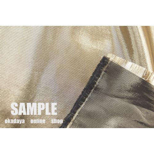 期間限定15％OFF／ 生地 メタルツイル（202-11142） 4.黒×シルバー