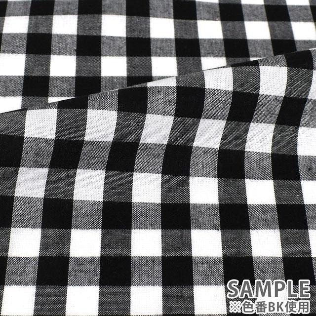 期間限定10％OFF／ 生地 ギンガムチェック 9mm角（G1003L） BR