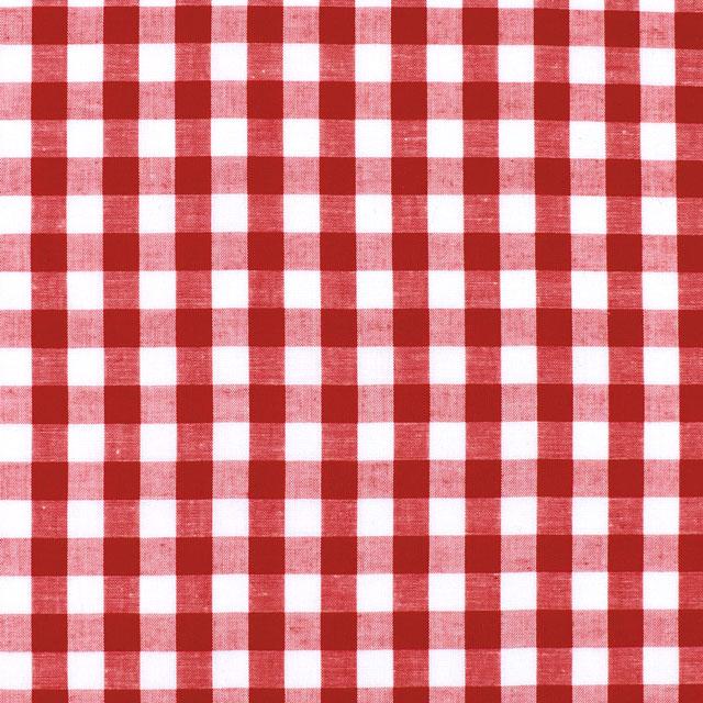 生地 ギンガムチェック 9mm角（G1003L） R.レッド 09Bk22_ : 新宿