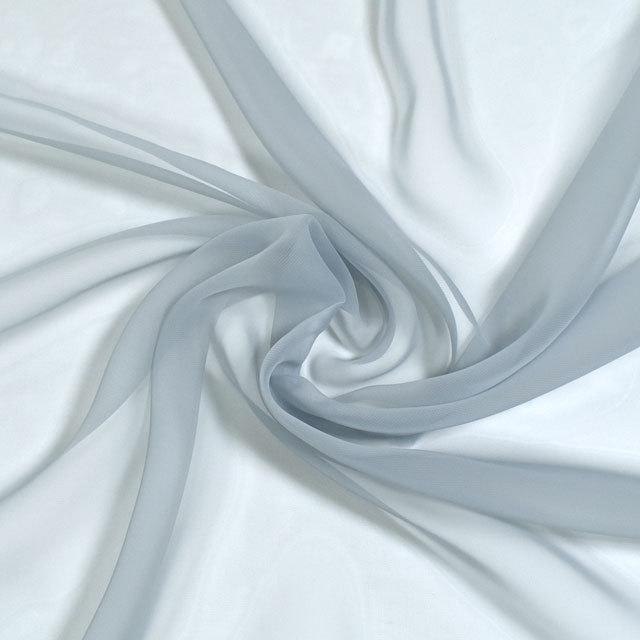 期間限定20％OFF／ 生地 30Dシフォンジョーゼット（3030S） 5.グレー