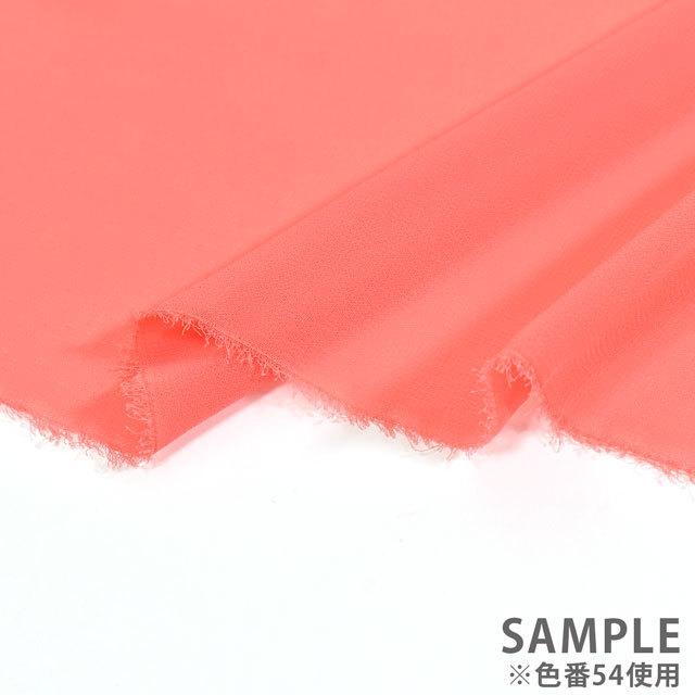 期間限定10％OFF／ 生地 75Dシフォンジョーゼット（3440） 5.赤