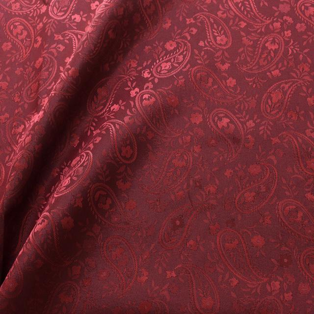 生地 ペイズリージャガード（3862） 10.レッド 10Aa05_ : 新宿オカダヤ