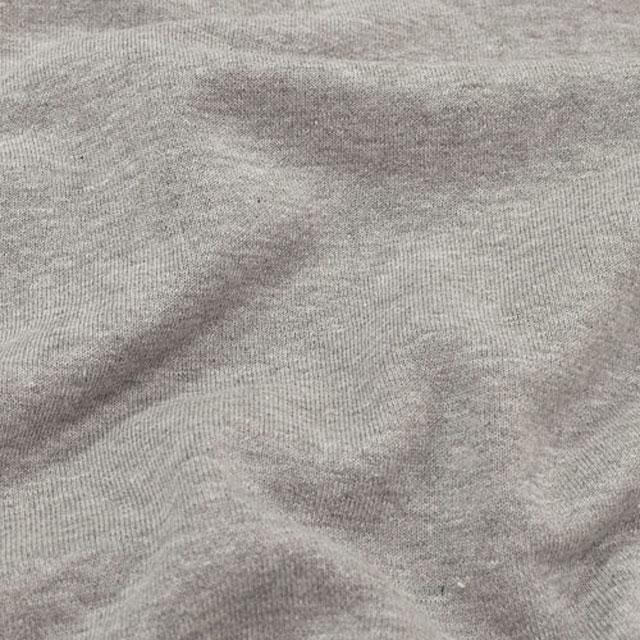 期間限定10％OFF／ 生地 30/10裏毛ニット（185） 700.杢グレー 09Bo33_