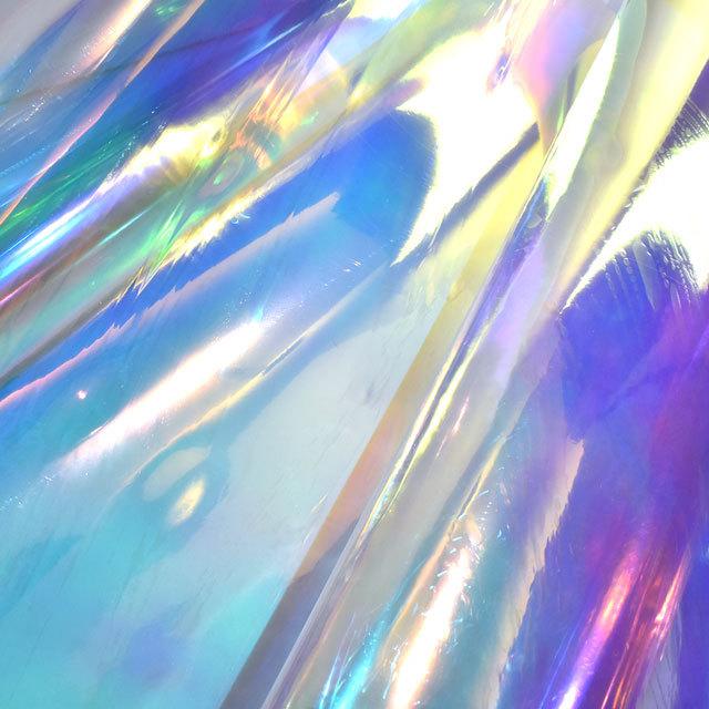 生地 オーロラビニール（MF23-1-10R） オーロラ 09Bp34_ : 新宿