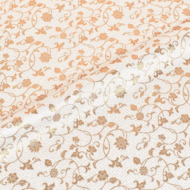 期間限定10％OFF／ 金襴生地 古代（9032） 白 09Bh18_ : 新宿