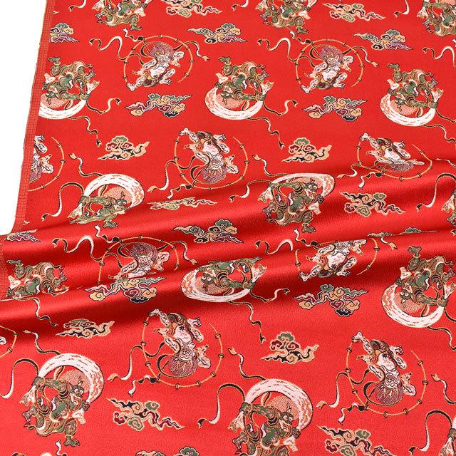 【特価】新品 OVD 導 和柄 金襴風神雷神 H/C 7点セット Amazon | 【Oriet Kyotoの布】 金襴 生地 風神雷神 黒 (金箔