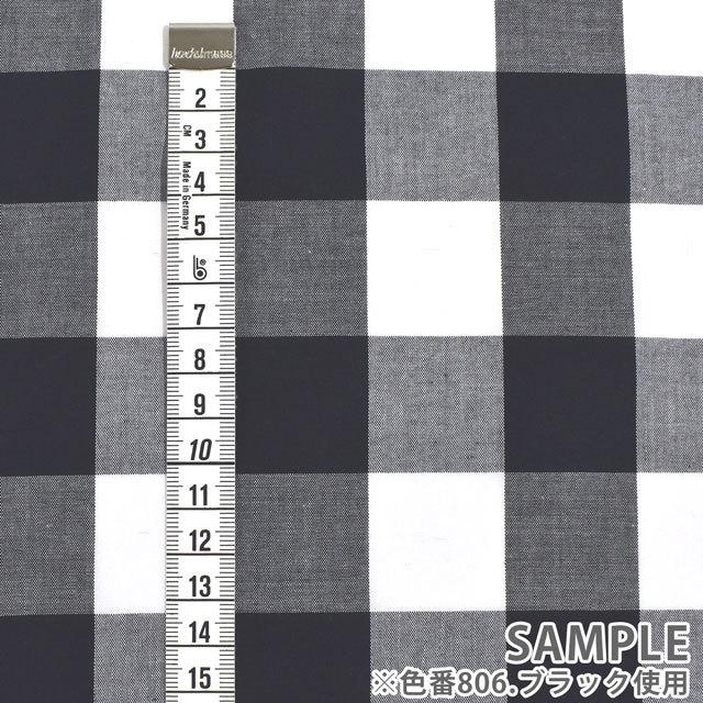 期間限定10％OFF／ 生地 ギンガムチェック（240014-8） 811.ベージュ