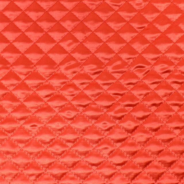 期間限定20％OFF／ キルティング生地 サテンキルト（910Q） 14.レッド