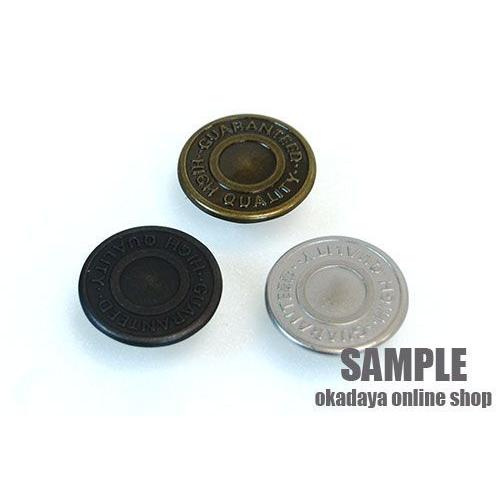 新品タグ付✨  モーション3D ラバーロゴ　ロゴ刻印ボタン 期間限定20％OFF／ デニムボタン ネオバーロゴ入り（NP-1-19.GHQ