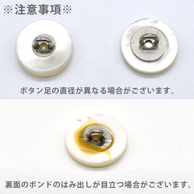 裏穴シェルボタン（K-271） 10mm 白蝶 08Bg99_ : 新宿オカダヤYahoo!店