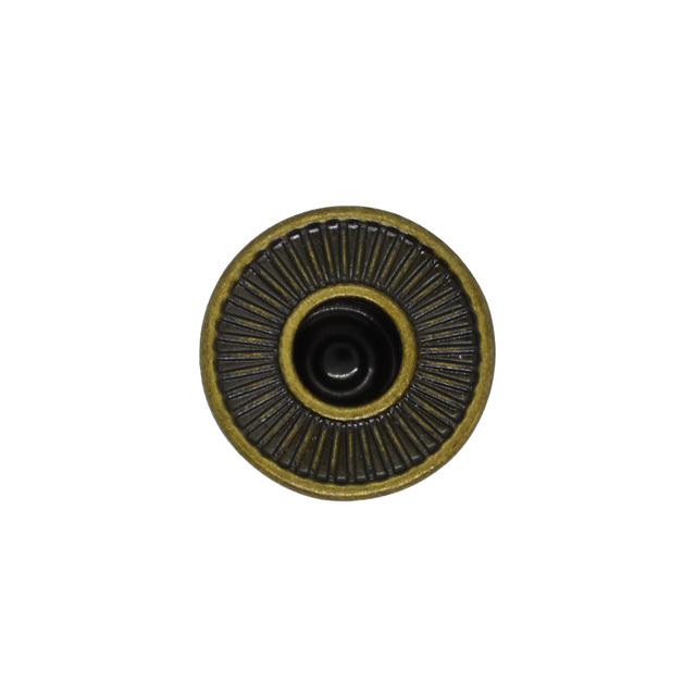 ドーナツ型2本針タックボタン （JB3798） AG.アンティークゴールド