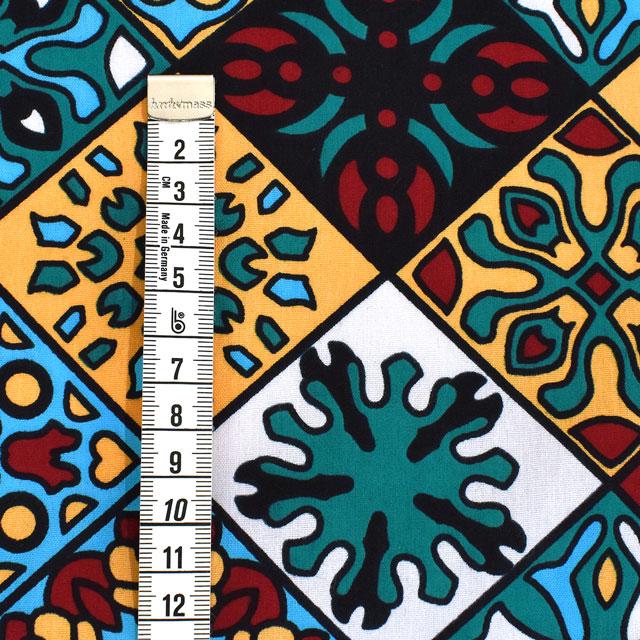 アフリカ布 期間限定20％OFF／ 生地 アフリカ布 キテンゲ 25SS 14.マルチ