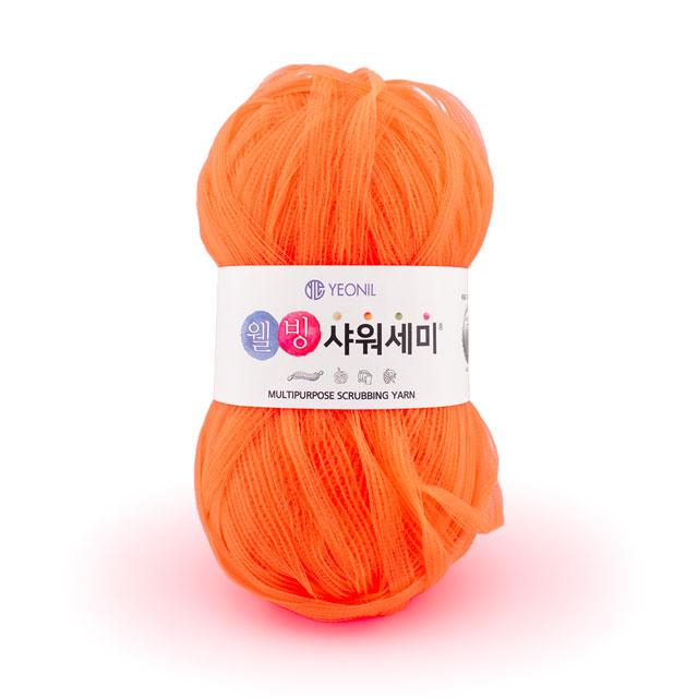 期間限定10％OFF／ 手編み糸 スクラビングヤーン（SCRBY） 6.ネオン