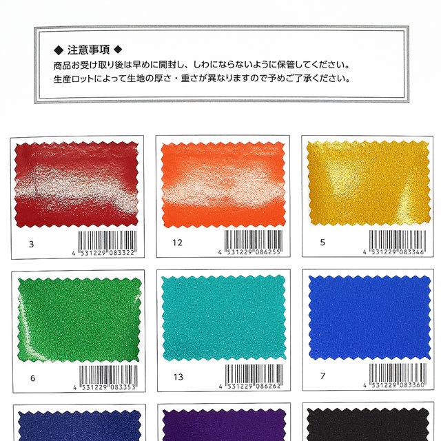 生地カラーサンプル帳 2WAYグロスレザー（1010） 15Yy88_ : 新宿