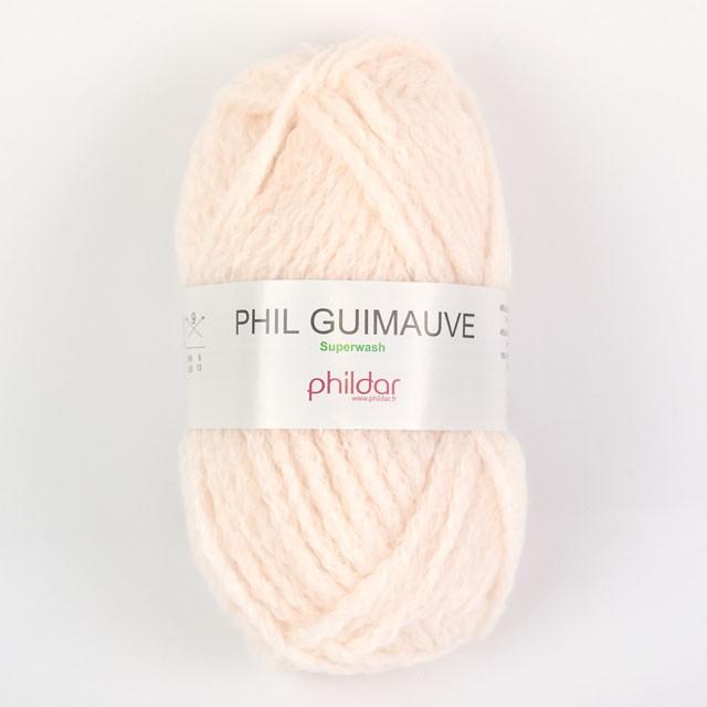 ＼期間限定5％OFF／ 毛糸 Phildar-フィルダー- GUIMAUVE-ギモーヴ POUDRE.ベビーピンク (M)_b1_｜okadaya-ec