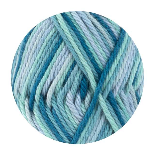 D・M・C 手編み糸 ハッピーコットン 段染め 650.Seaspray Turquoise