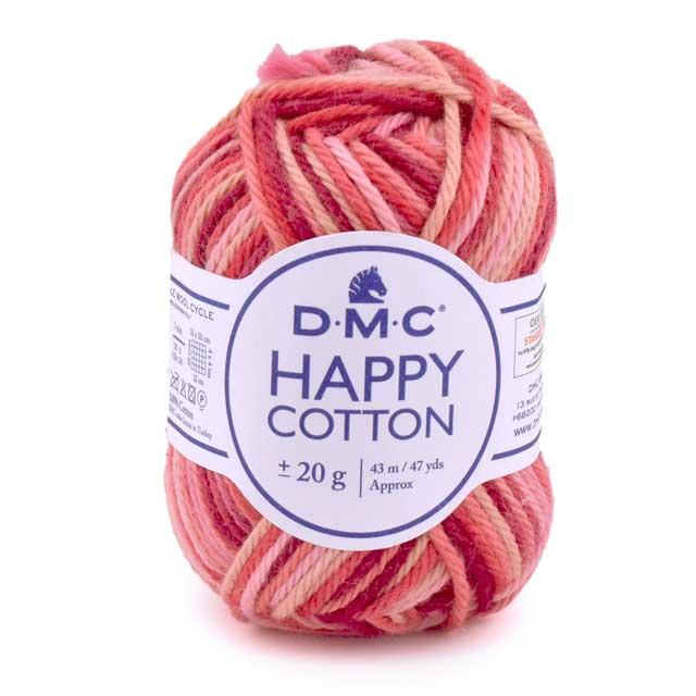 手編み糸 DMC ハッピーコットン 段染め 652.Strawberry Fields 06Co99_ | D・M・C