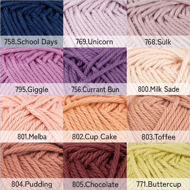 D・M・C ＼期間限定10％OFF／ 手編み糸 ハッピーコットン 800.Milk
