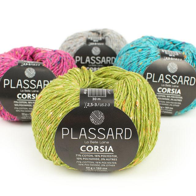 クリアランス特価／ 手編み糸 Plassard-プラッサー CORSIA・コルシア