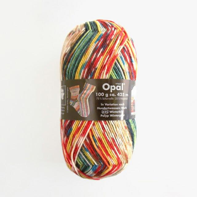 毛糸 Opal-オパール- フンデルトヴァッサー 4ply/4本撚り HW2104