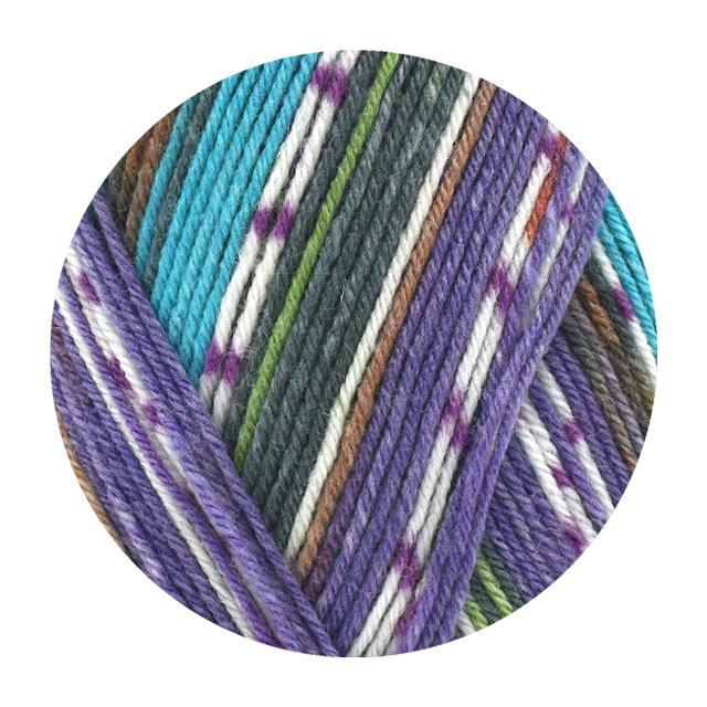 毛糸 Opal-オパール- フンデルトヴァッサー 4ply/4本撚り HW2106.Regen