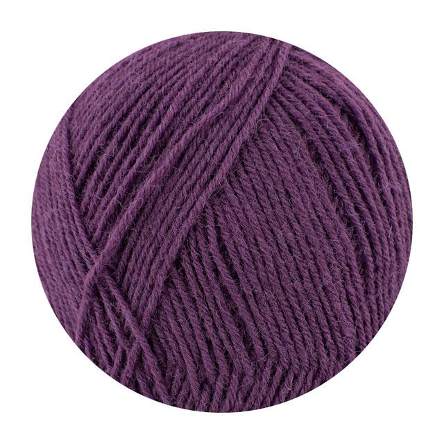 毛糸 Opal-オパール- 単色 4ply/4本撚り 100g巻 3072.パープル 06Co99j