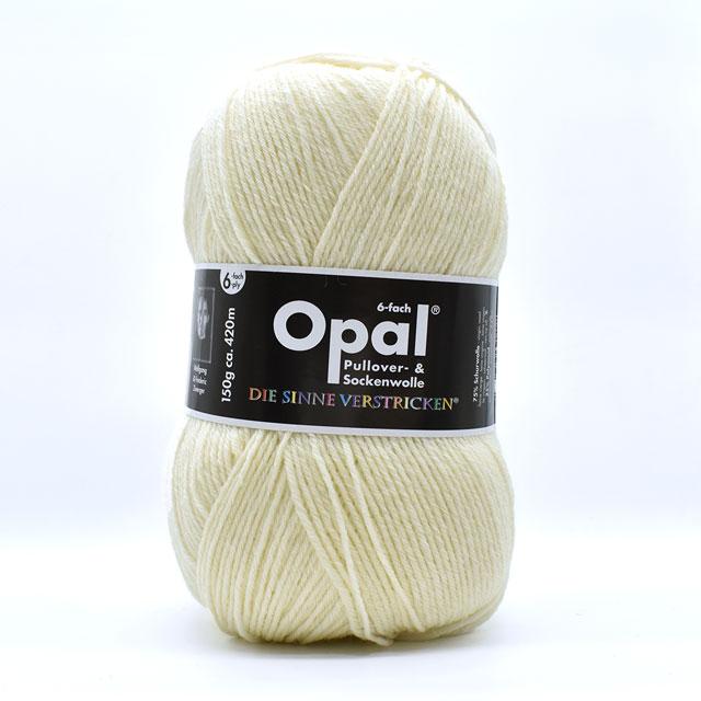 毛糸 Opal-オパール- 贈り物 単色 ご注文で当日配送 6本撚り 5300.ホワイト _b1j 150g巻 M