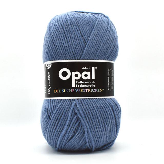 毛糸 Opal-オパール- 単色 6ply/6本撚り 150g巻 5307.ジーンズブルー