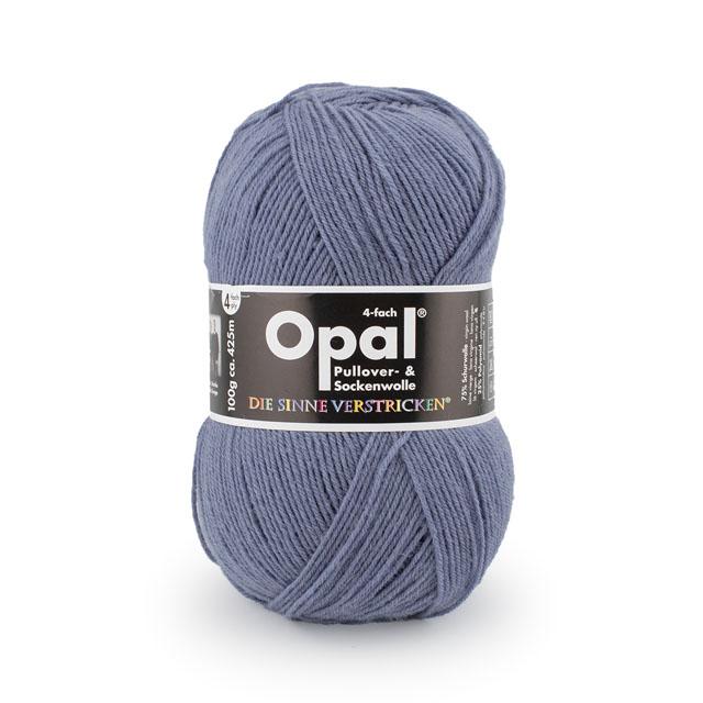 毛糸 Opal-オパール- 単色 4ply/4本撚り 100g巻 5195.ジーンズブルー