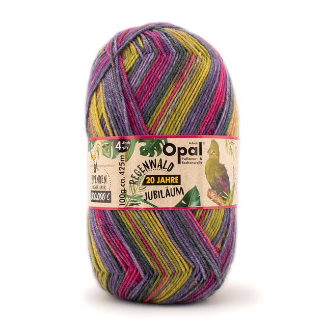 毛糸 Opal-オパール- レーゲンヴァルト20 4ply/4本撚り 8467.サリー