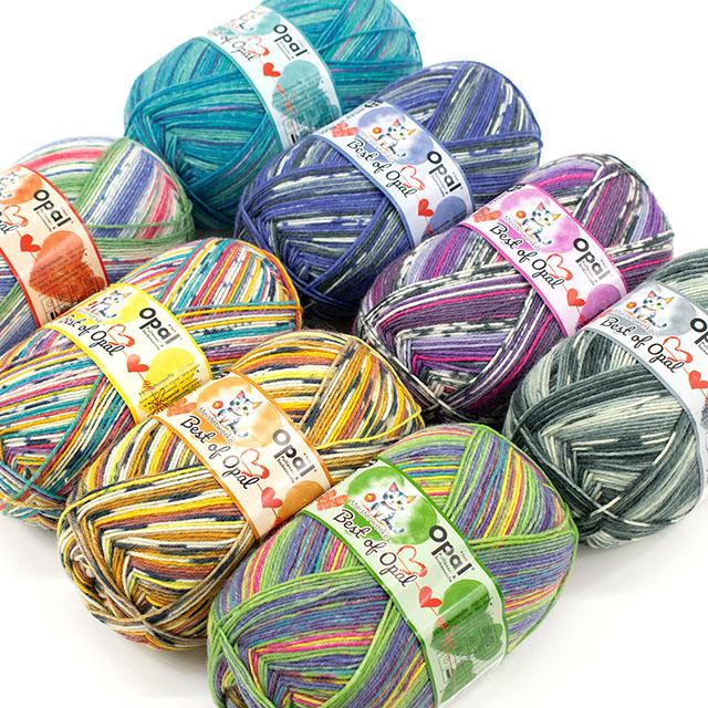 毛糸 Opal-オパール- ベストオブオパール2026 4ply/4本撚り 9694