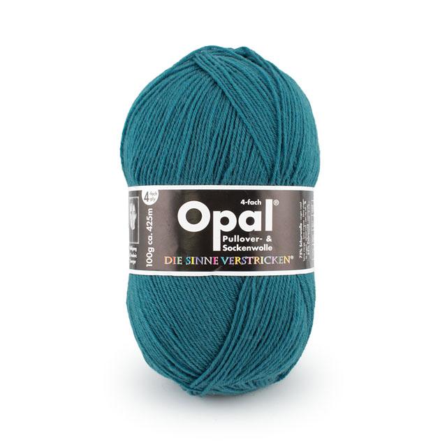 毛糸 Opal-オパール- 単色 4ply/4本撚り 100g巻 9934.青緑 06Co99j