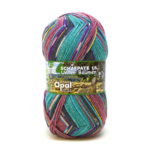 毛糸 Opal-オパール- シャーフパーテ15 4ply/4本撚り 11364.お昼寝