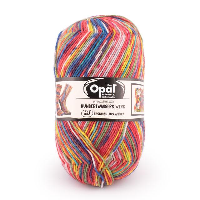 毛糸 Opal-オパール- フンデルトヴァッサー4 4ply/4本撚り 4054