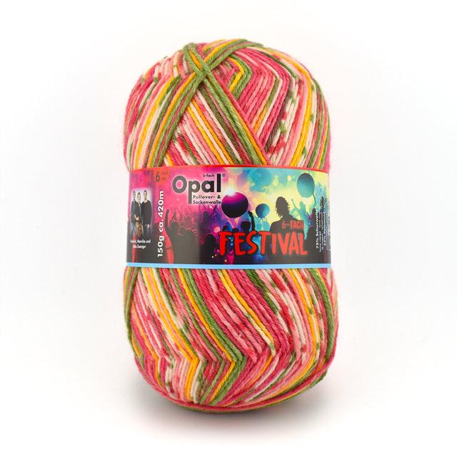 毛糸 Opal-オパール- フェスティバル 6ply/6本撚り 11425.キャンプ