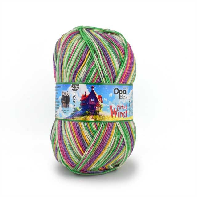 毛糸 Opal-オパール- つむじ風 4ply/4本撚り 11470.踊る葉っぱ 06Co99j