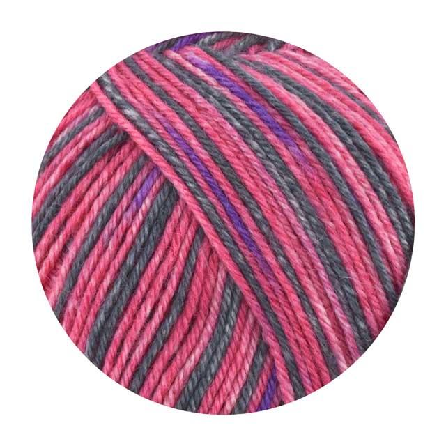 毛糸 Opal-オパール- ミックステープ 4ply/4本撚り 11491.チェリー