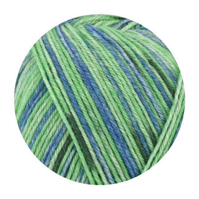 毛糸 Opal-オパール- ミックステープ 4ply/4本撚り 11492.ピーコック