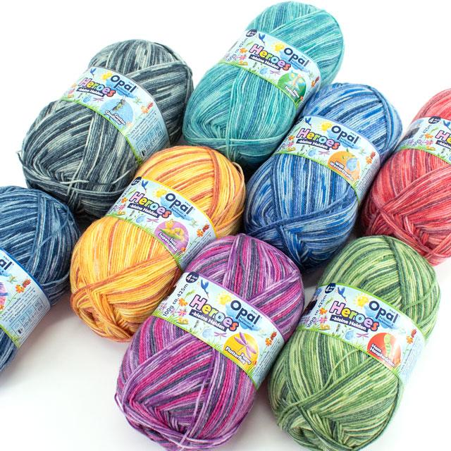 毛糸 Opal-オパール- ヒーローズ 4ply/4本撚り 11546.ルナ 06Co99j