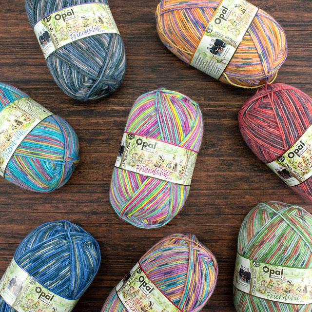 毛糸 Opal-オパール- フレンドシップ 6ply/6本撚り 11566.体験しよう